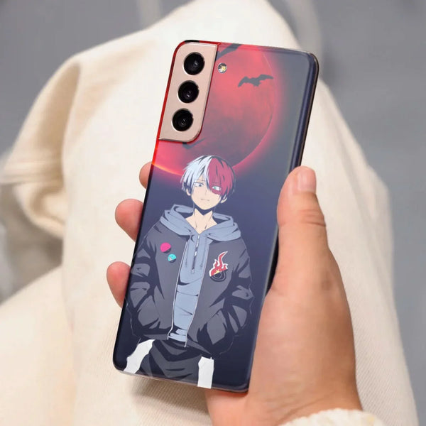 Husa compatibila cu Samsung Galaxy S20 Ultra model Todoroki my hero academia, Silicon, TPU, Viceversa - Viceversa