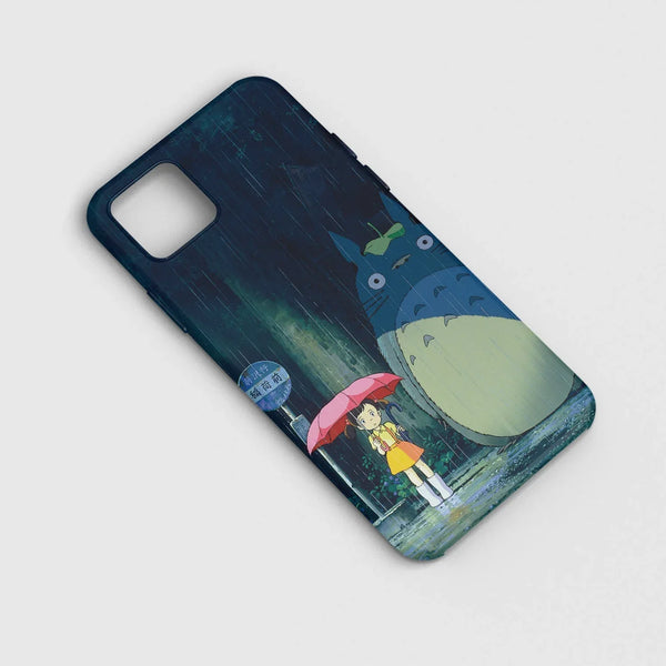 Husa compatibila cu Apple iPhone 12 model Totoro waiting for the bus, Silicon, TPU, Viceversa - Viceversa