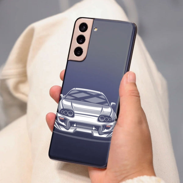 Husa compatibila cu Samsung Galaxy S21 FE model Toyota Supra Mk4, Silicon, TPU, Viceversa