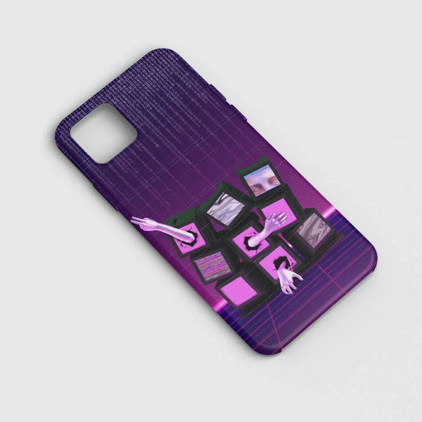 Husa compatibila cu Apple iPhone 14 model Trapped in a simulation, Silicon, TPU, Viceversa - Viceversa