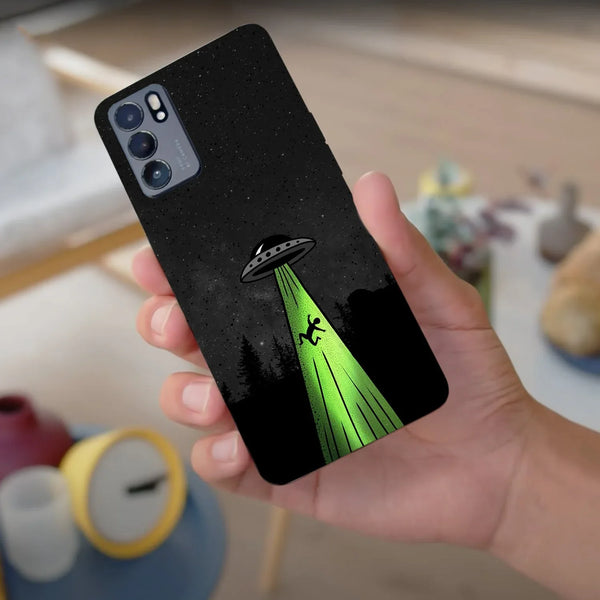 Husa compatibila cu Oppo A53 model UFO, Silicon, TPU, Viceversa - Viceversa