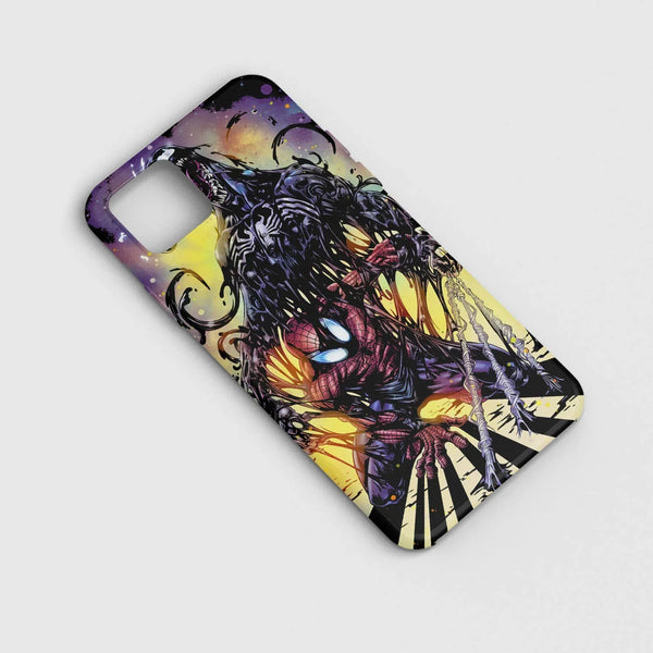 Husa compatibila cu Apple iPhone 11 Pro Max model Venom vs spiderman,Silicon, Tpu, Viceversa - Viceversa
