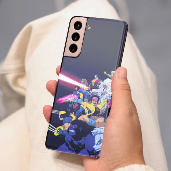 Husa compatibila cu Samsung Galaxy S21 FE model Xmen family, Silicon, TPU, Viceversa